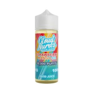 Cloud Nurdz Bar Juice E-liquid 100ml Strawberry Mango Ice
