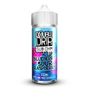 Double Drip E-liquid 100ml Shortfill Blueberry Sour Raspberry