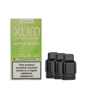 OXVA Xlim Prefilled Cartridges 3 Pack Apple Peach