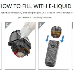 SMOK Nord 5 Empty Pods Refilling Guide