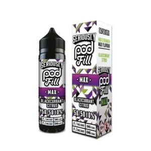 Seriously Pod Fill MAX 50 50 E-liquid by Doozy Blackcurrant Citrus