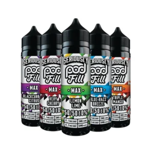 Seriously Pod Fill MAX 50 50 E-liquid by Doozy Main