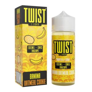Twist E-liquid 100ml Shortfill Banana Oatmeal Cookie