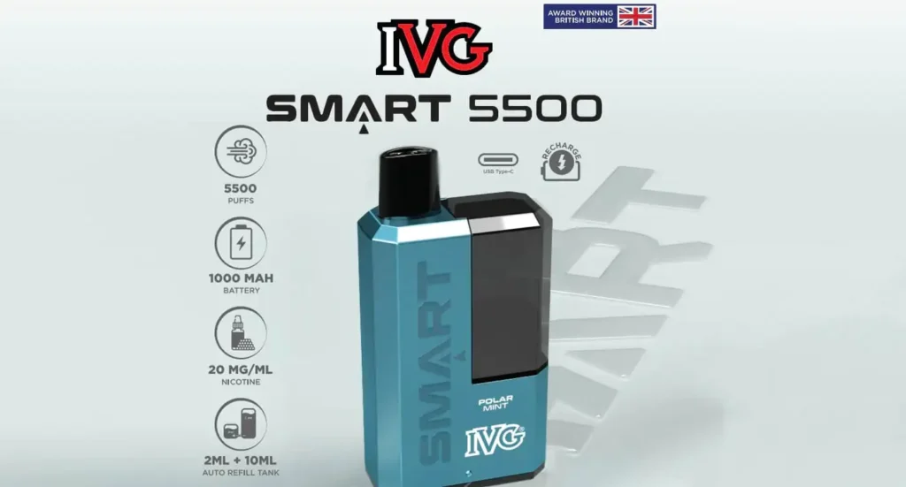 IVG Smart 5500 Disposable Vape Promo